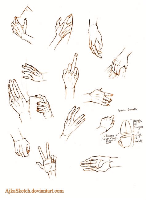 draw anime hands